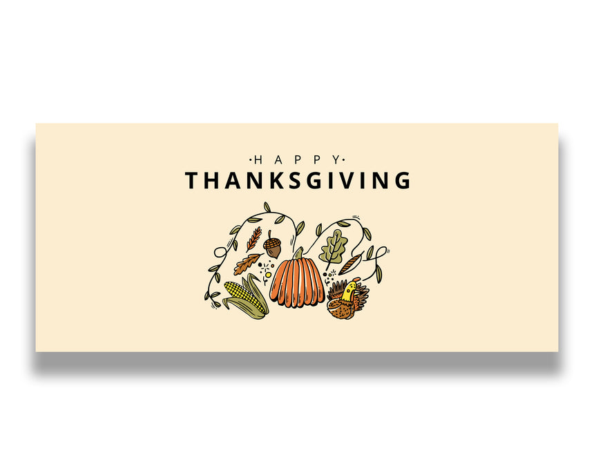 Harvest Thanksgiving Garage Door Banner