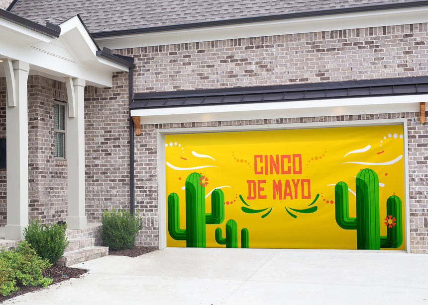 Trio Cinco De Mayo Garage Door Banner