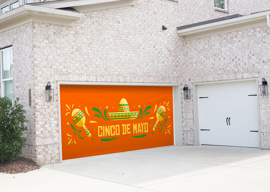 Trio #2 Cinco De Mayo Garage Door Banner
