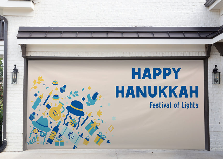 Assortment Hanukkah Garage Door Banner