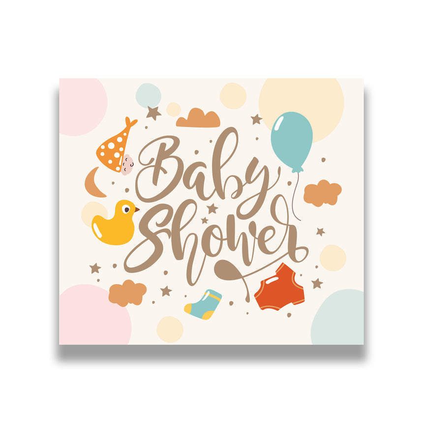 Cutesy Baby Shower Garage Door Banner