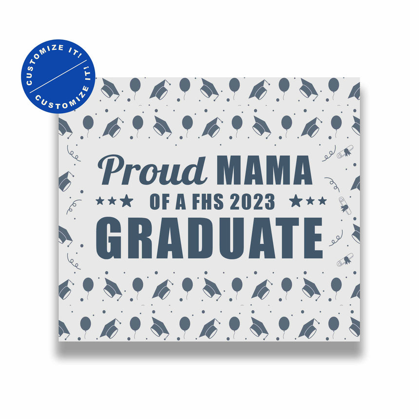 Proud Parent Graduation Garage Door Banner