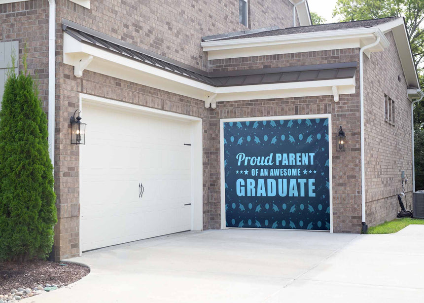 Proud Parent Graduation Garage Door Banner