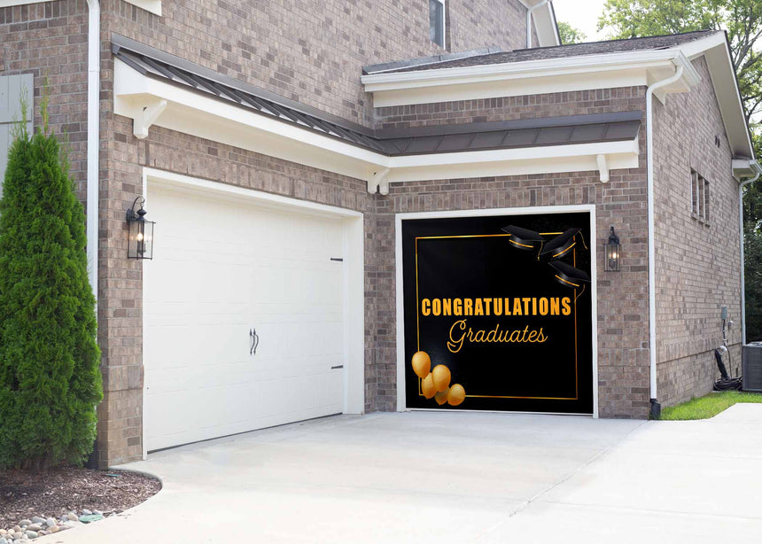 Traditional Graduation Garage Door Banner